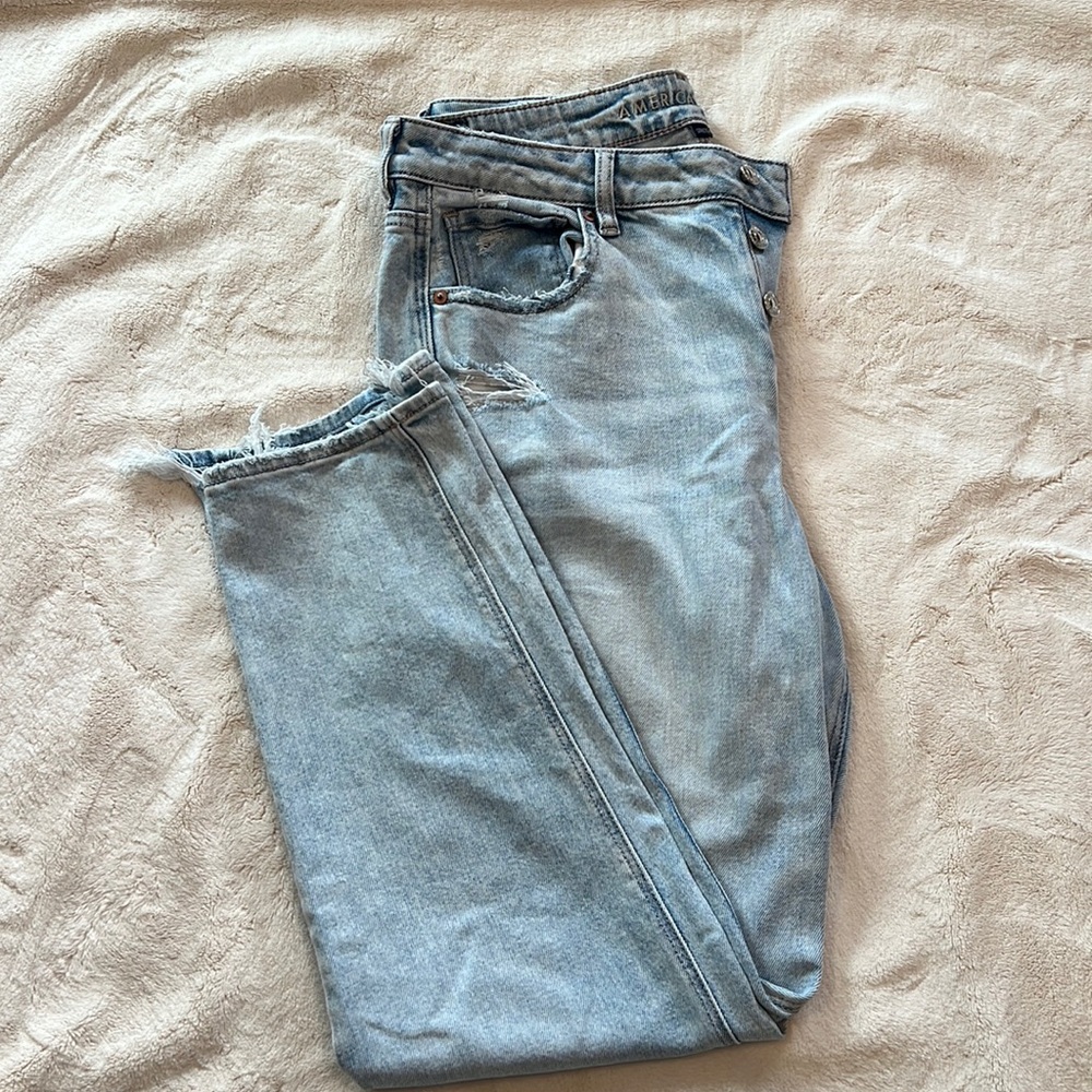American Eagle size 14 mom jeans